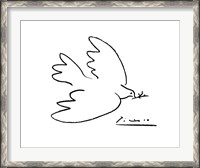 Framed Dove of Peace