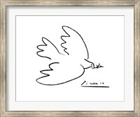 Framed Dove of Peace