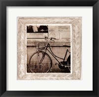 Framed Bicycle In Florence