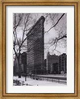 Framed Flat Iron Building