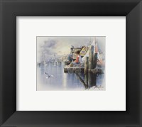 Framed Fishing Docks - seagull