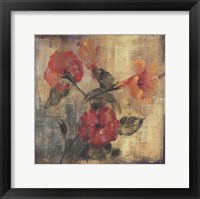 Framed Flamboyant Hibiscus II