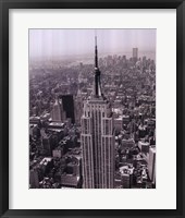 Framed Empire State Building / World Trade Center