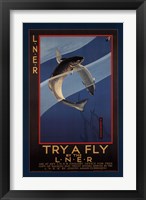 Framed Trout - try a fly