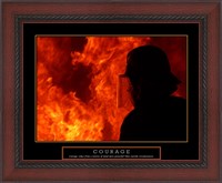 Framed Courage - Fireman