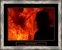 Framed Courage - Fireman