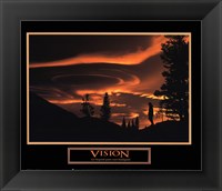 Framed Vision-Gold Sky