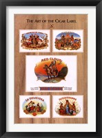 Framed Art of the Cigar Label