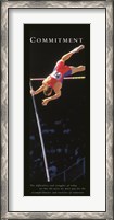 Framed Commitment  Pole Vaulter