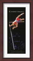 Framed Commitment  Pole Vaulter