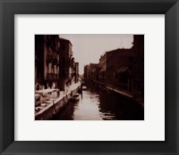 Framed Venetian Canal