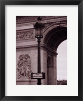 Framed L'Arc De Triomphe