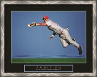 Framed Ambition - Baseball Player
