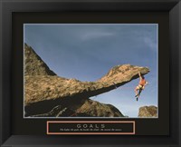 Framed Goals - Rock Climber