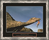 Framed Goals - Rock Climber