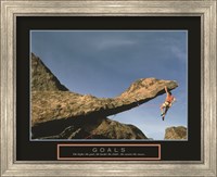 Framed Goals - Rock Climber