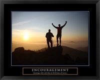 Framed Encouragement - Climbers