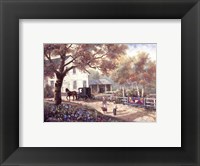 Framed Amish Country Home