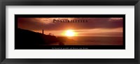 Framed Possibilities - Lighthouse At Sunset