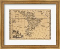 Framed South America, 1802
