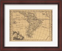Framed South America, 1802