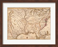 Framed Rivers Of America, 1720