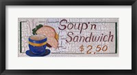 Framed Soup N Sandwich