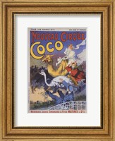 Framed Nouveau Cirque Coco