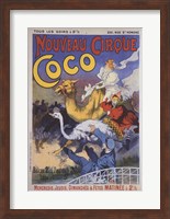 Framed Nouveau Cirque Coco