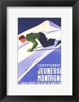 Framed Championnats Jeunesse Et Montagne