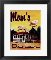 Framed Mom's Diner