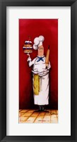 Framed Chef With Pastry