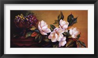 Framed Magnolia With Grapes