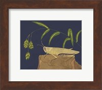 Framed Ornamental Grasshopper II