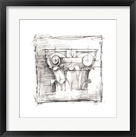 Drafting Elements III Framed Print