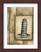 Framed Passport To Pisa