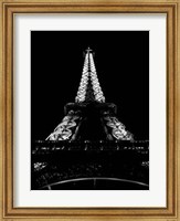 Framed Tour Eiffel La Nuit