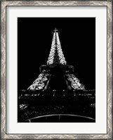 Framed Tour Eiffel La Nuit