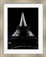 Framed Tour Eiffel La Nuit