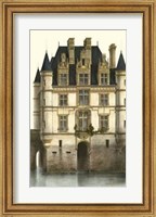 Framed French Chateaux In Blue I
