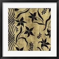 Petals And Herringbone II Framed Print