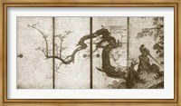 Framed Cherry Blossoms And Pheasant