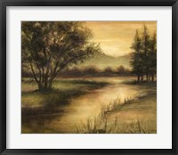 Midsummer Reflections I Framed Print