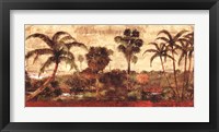 Framed Palm Garden
