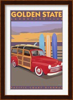 Framed Golden State