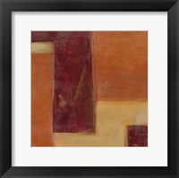 Orange Two-Step I Framed Print