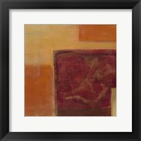 Orange Two-Step II Framed Print