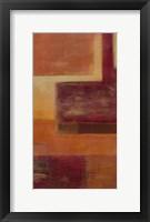 Orange Two-Step III Framed Print