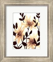 Framed Blossoming Silhouette II