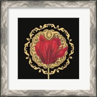 Framed Tulip Medallion I